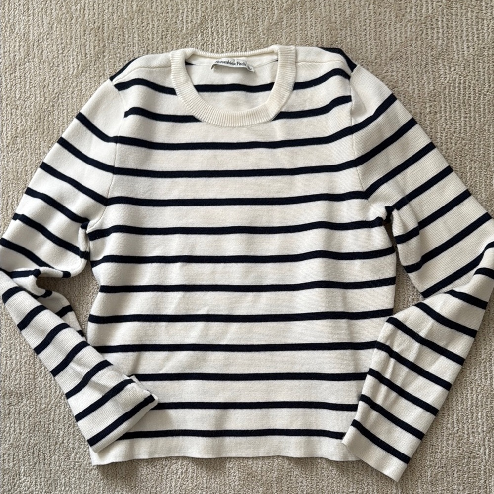 Striped Black and White Sweater